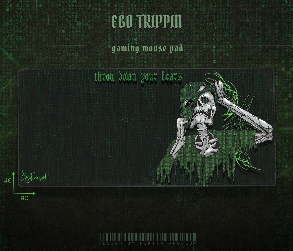 gaming mousepad "matrix tripp"