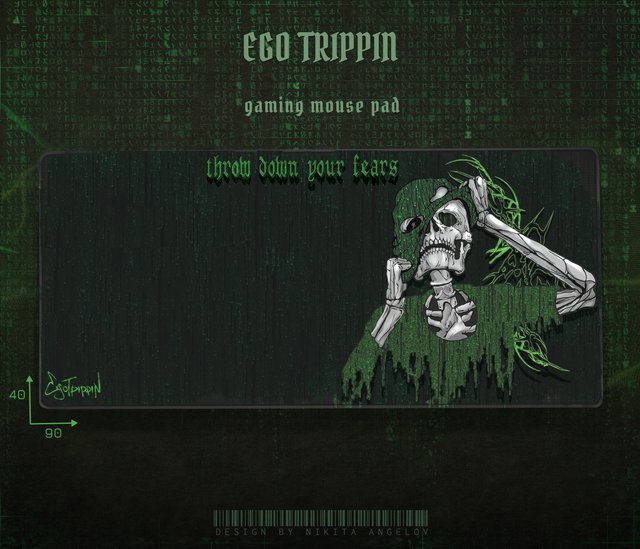 gaming mousepad "matrix tripp"